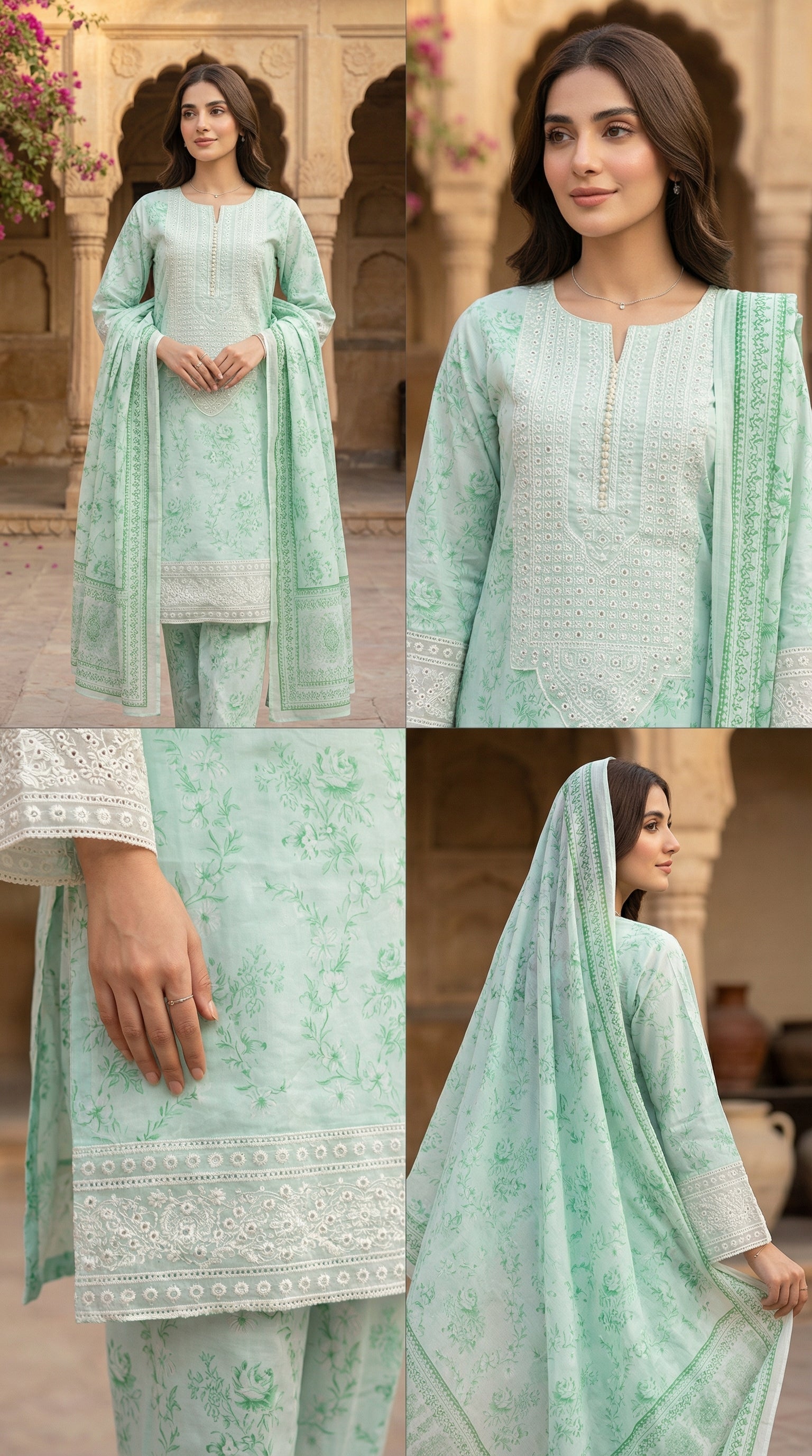 3-Piece Lawn Suit
