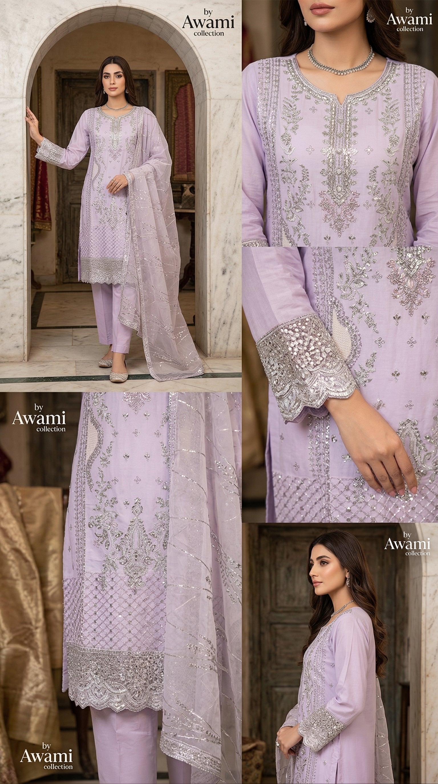 Lilac Frost Sequined Ensemble